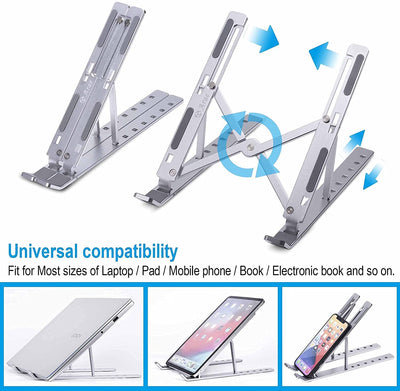 Adjustable Aluminum Laptop Computer Stand Tablet Stand