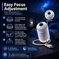 2 In 1 Mini Galaxy Projector (3 Films Included)