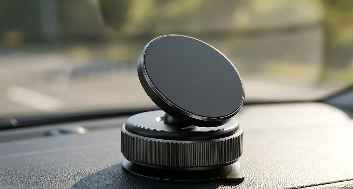 360° Magnetic Car Phone Mount – Strong Magnetic Dashboard & Air Vent Mobile Holder
