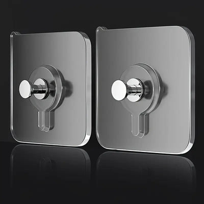 Heavy Duty Self-Adhesive Wall Hooks (Pack of 10)