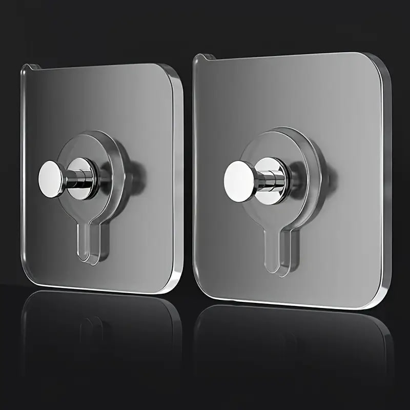 Heavy Duty Self-Adhesive Wall Hooks (Pack of 10)
