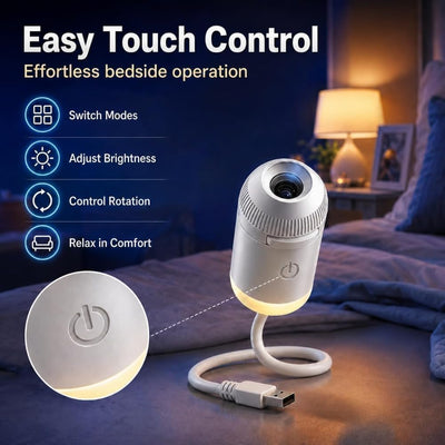2 In 1 Mini Galaxy Projector (3 Films Included)