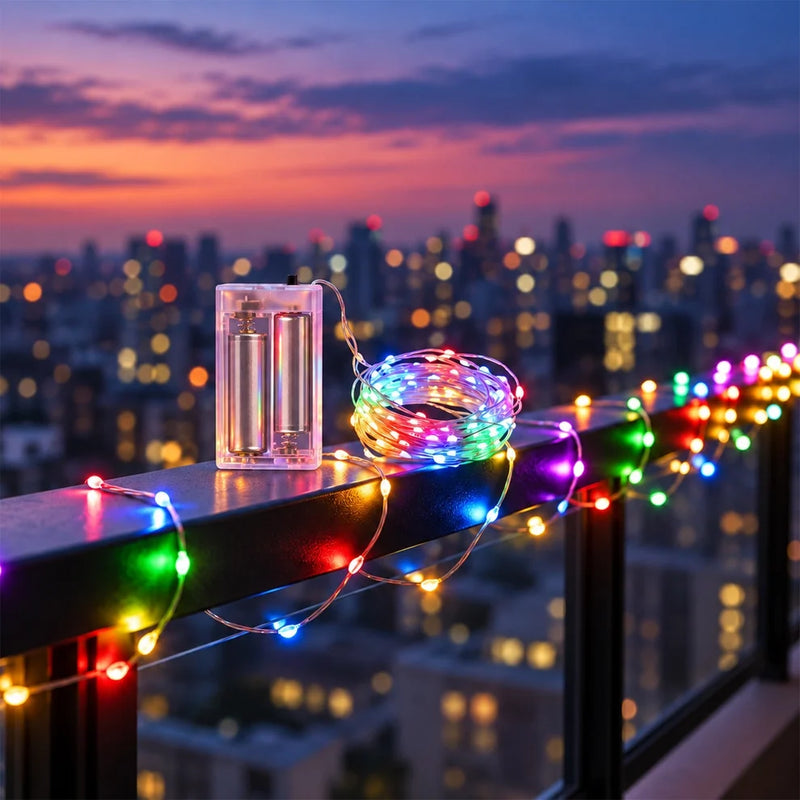 Led Flexible Wire Waterproof Lights For Party (2aa Battery Operated Battery Not Included)